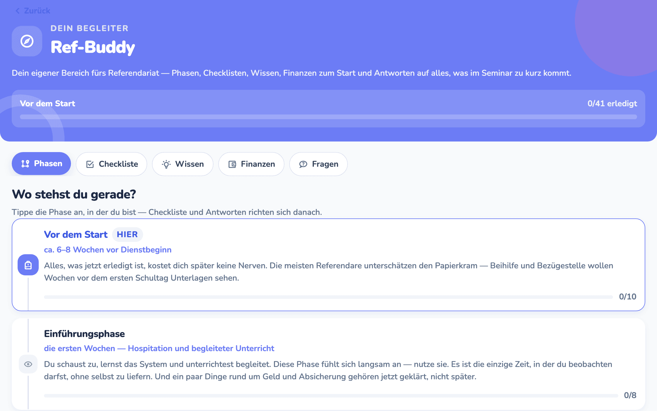 teachify — Begleitung durchs Referendariat